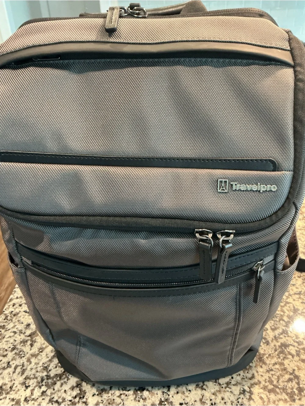 Travelpro Black Business Backpack with Organizer-Crew Executive Choice 3